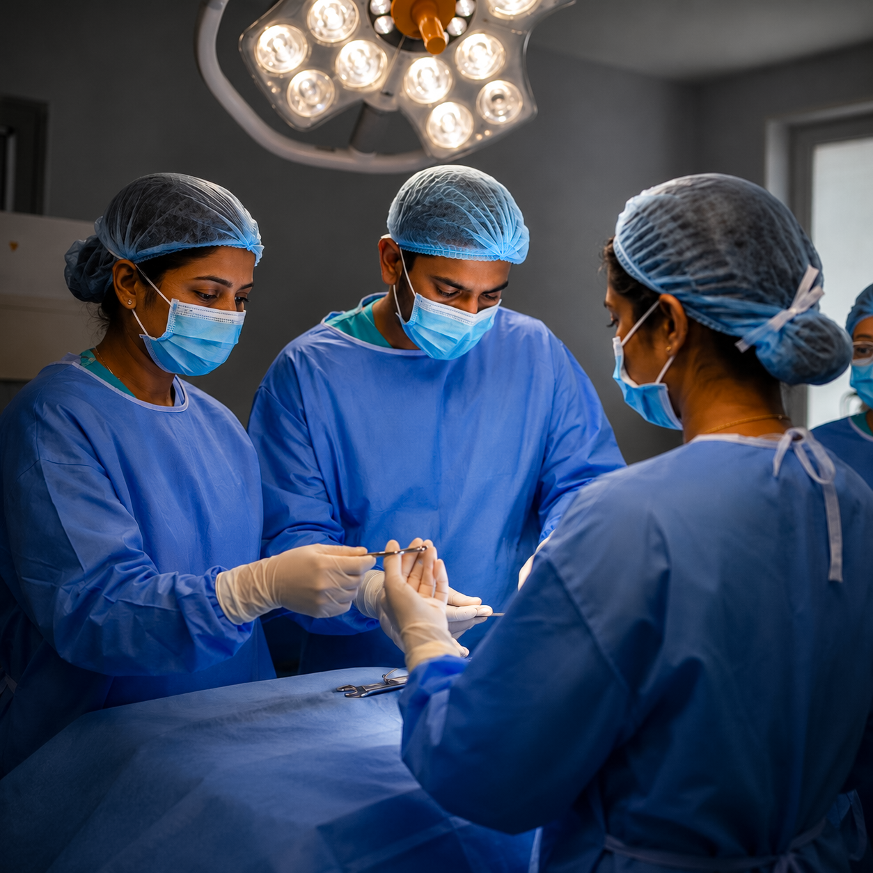 Laparoscopic fibroid removal surgery at Blossom Hospital Ranchi
