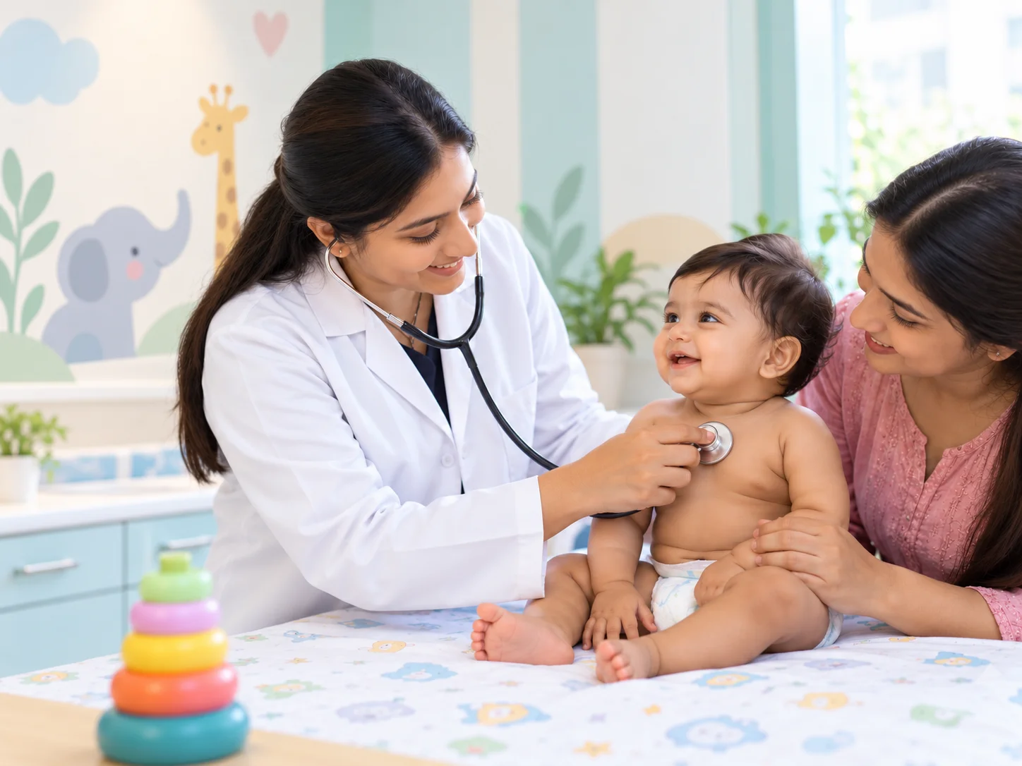 Child specialist and pediatric care at Blossom Maternity and Child Care Hospital in Ranchi