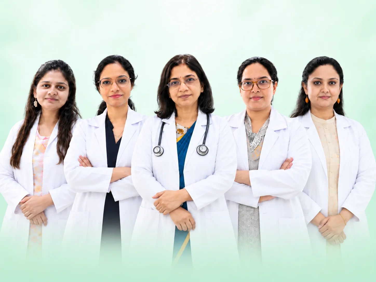Female gynecologist consulting a woman at Blossom Maternity and Child Care Hospital in Ranchi